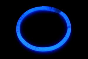 Lightstick náramek 5 x 200 mm modrý - 100 ks