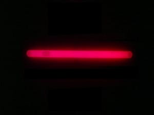 Lightstick 10 x 200 mm červený