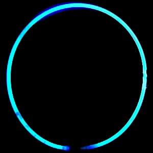 Lightstick náhrdelník 550 x 6 mm modrý