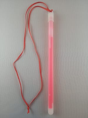 Lightstick 10 x 200 mm červený