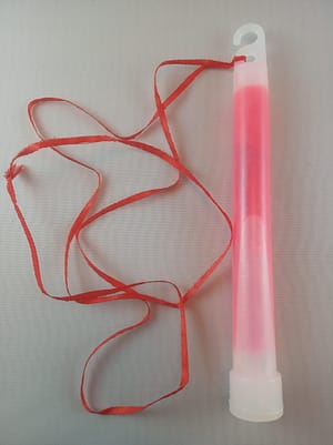 Lightstick 15 x 150 mm červený