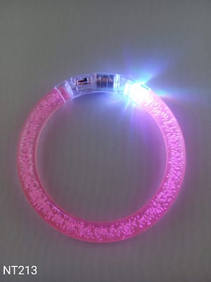 Svítící náramek bublinkový růžový